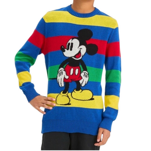 DISNEY 100th Anniversary Mickey Mouse Retro Reimagined Sweater, Unisex Size S